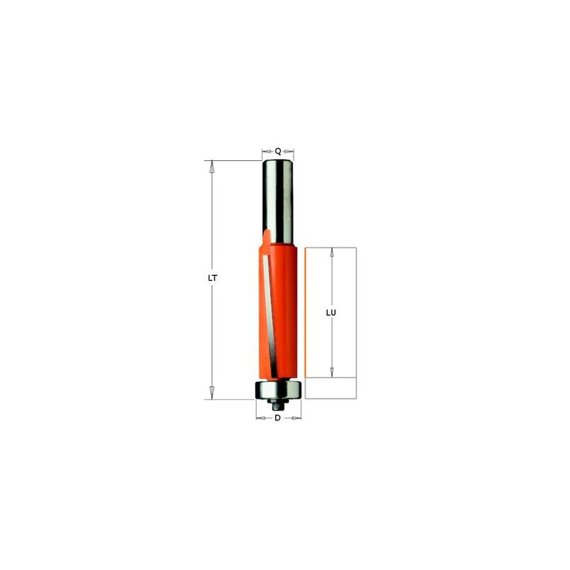 Mèche à affleurer - CMT 90619111 - Ø 19 x l 25,4 x L 73,9 mm - Q8