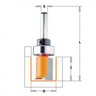 Mèche à défoncer - CMT 91122011B Ø 22 x I 20 x L 57 mm - Q8 - roulement