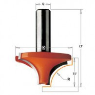 Mèche 1/4 de rond - CMT 92705011 - r 5 mm - Ø 21 x l 12 x L 43,8 mm - Q8