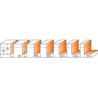 Kit fraise à feuillurer - CMT 93500111 - Ø 35 x l 12,7 mm - Q8