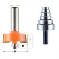 Kit fraise à feuillurer - CMT 93550211 - Ø 35 x l 19 mm - Q12