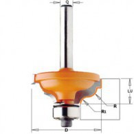 Fraise à moulure - CMT 94632511 - r 4,8-3,6 mm - Ø 34,2 x l 13 mm - Q8
