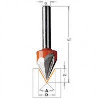 Mèche à pointe laser 60° - CMT 95800111 - Ø 12,7 x l 11 x L 57 mm - Q8