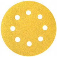 Disque abrasif - SIA 1960 - Ø 125 mm - 8 trous - grain 40