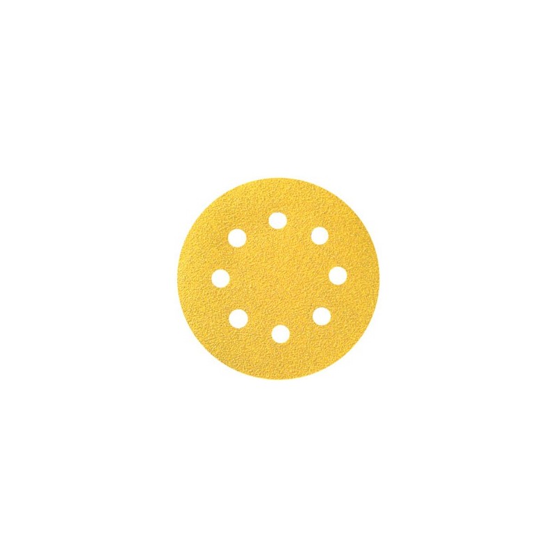 Disque abrasif - SIA 1960 - Ø 125 mm - 8 trous - grain 40