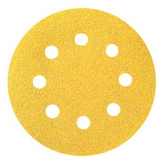 Disque abrasif - SIA 1960 - Ø 125 mm - 8 trous - grain 100