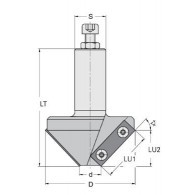 Porte-outils - ELBE ME246300 - chanfrein 45° - Ø 74 mm - Q20
