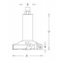Porte-outils - ELBE PS122090 - à surfacer - Ø 80 x Q20 mm