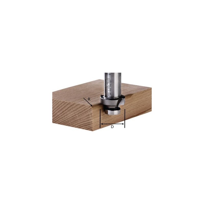 Mèche à chanfrein -  FESTOOL 490095 - r 5 mm - Ø 27 mm