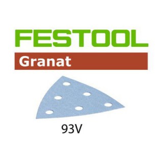 Abrasif - FESTOOL 497392 - delta 93x93 mm - grain 80 - Bte 50