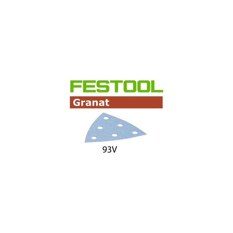 Abrasif - FESTOOL 497396 - delta 93x93 mm - grain 180 - Bte 100