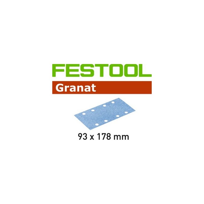 Abrasif - FESTOOL 498934 - 93x178 mm - grain 60 - Bte 50