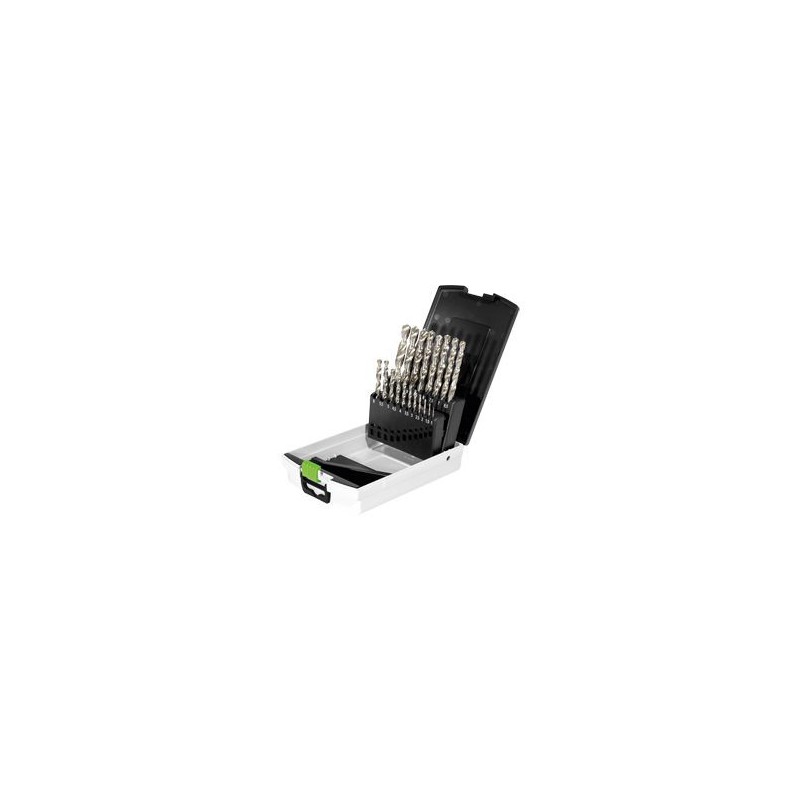Coffret de 19 forets métaux - FESTOOL 498981 - Ø 1-10 mm