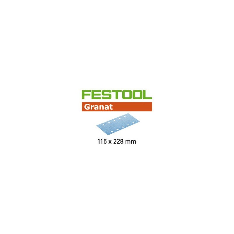Abrasif - FESTOOL 499632 - 115x228 mm - grain 100 - Bte 100