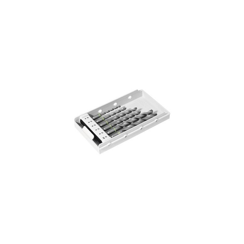 Coffret 6 forets - FESTOOL 769096 - Ø 4 à 10mm - pour matériaux