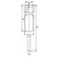Mèche à bouchon - FISCH 036001200 - Ø 12 x l 80 x L 140 mm - Q13
