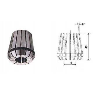 Pince de serrage - GEDIMO ER32 - Ø 10 x Ø 32 x L 40 mm - DIN6499