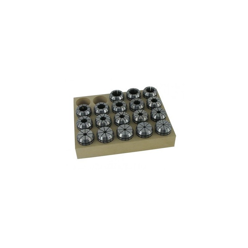 Pinces de serrage - GEDIMO ER32 - de 3 à 20 mm - 18 pièces
