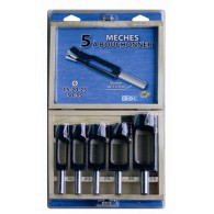 Coffret 5 mèches à bouchonner - LEMAN 200.500.05 - Ø 15 à 35 mm