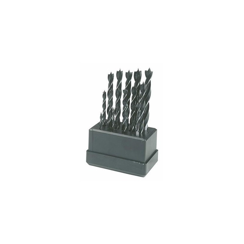 Coffret 15 mèches à bois - LEMAN 201.500.15 - Ø 3 à 10 mm