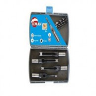 Coffret 4 bédanes carrés - LEMAN 306.500.04 - Q15,9 mm