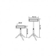 Servante à rouleau et billes - LEMAN 401.950.150 - 400 mm - 80 kg