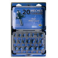 Coffret de 20 mèches à défoncer - LEMAN 428.700.20 - assortiment - Q8