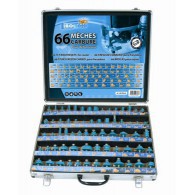 Coffret de 66 mèches à défoncer - LEMAN 428.700.66 - assortiment - Queue de 8