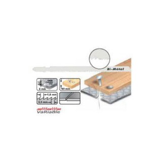 Lame de scie sauteuse - LEMAN 7001.05 - 110 mm - 5 lames