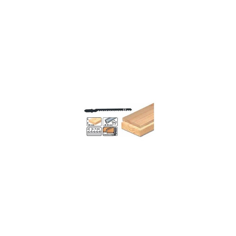 Lame de scie sauteuse - LEMAN 7012.05 - 75 mm - 5 lames