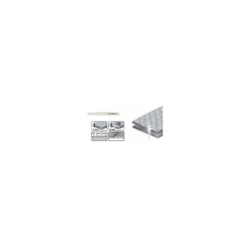 Lame de scie sauteuse - LEMAN 7106.05 - 50 mm - 5 lames