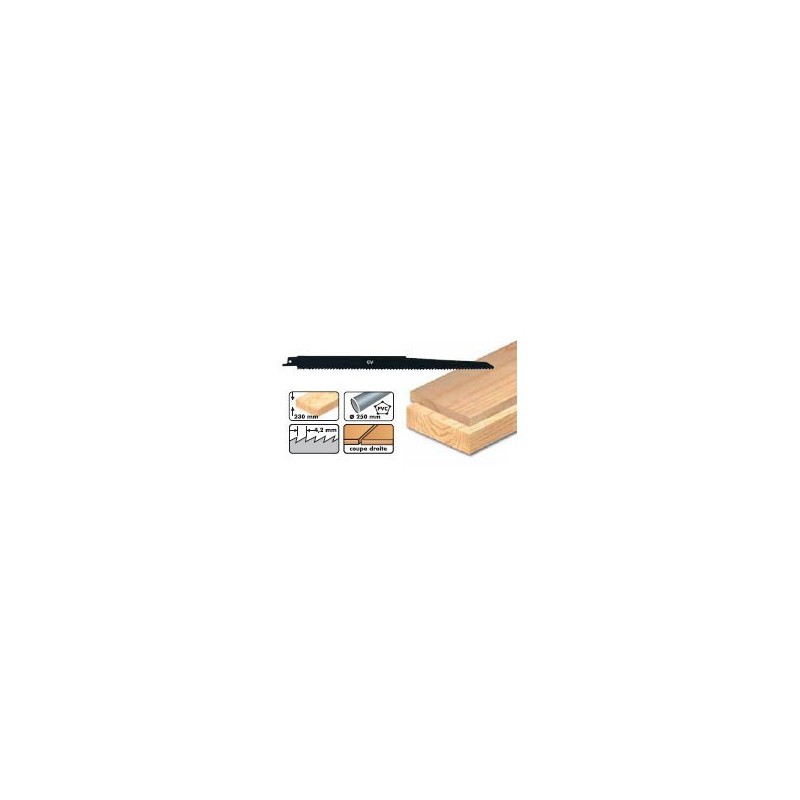 Lame de scie sabre - LEMAN 7701.05 - 280 x pas 4,2 mm - 5 lames