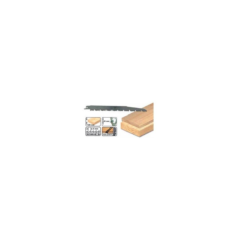 Lame de scie sabre - LEMAN 7704.05 - 210 x pas 5,0 mm - 5 lames