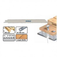 Lame de scie sabre - LEMAN 7705.05 - 210 x pas 2,5 mm - 5 lames