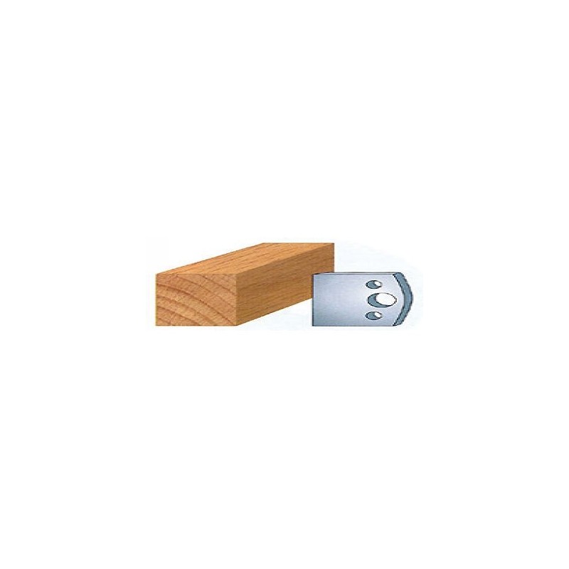 Couteau - LEMAN 800.000 - chanfrein - la paire