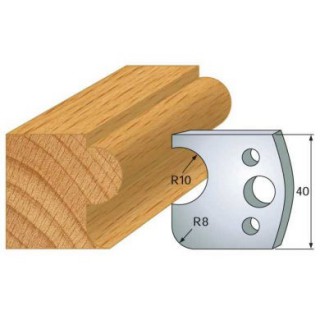 Couteau - LEMAN 800.004 - profil boudin - la paire