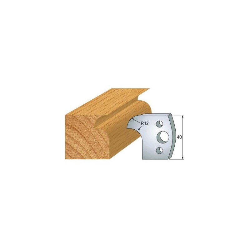 Couteau - LEMAN 800.005 - congé 1/4 de rond - la paire