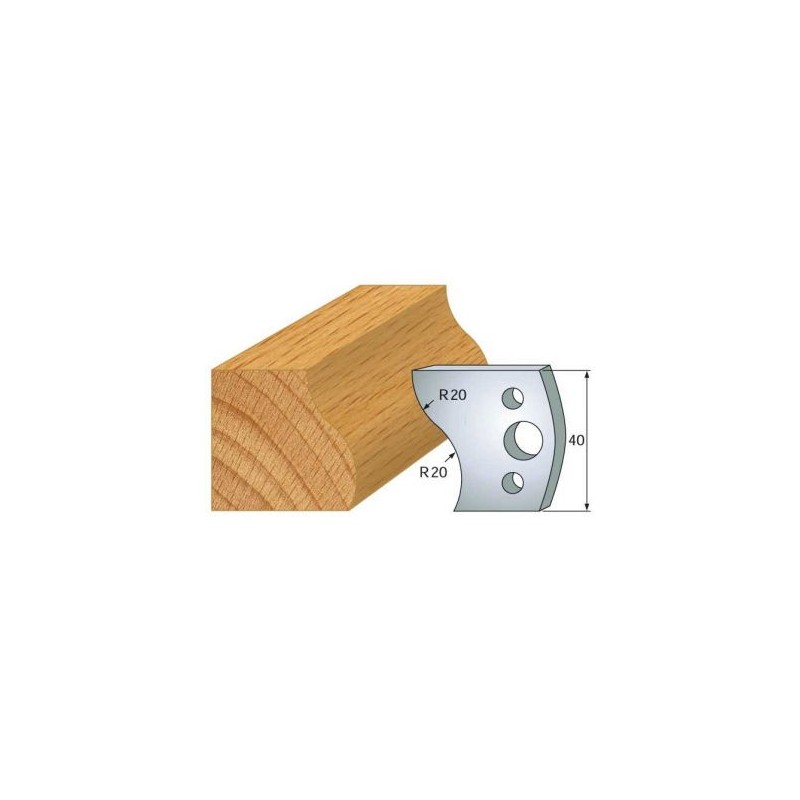 Couteau - LEMAN 800.009 - doucine - la paire