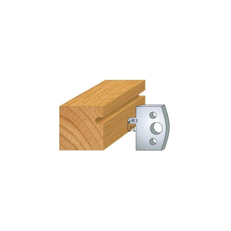 Couteau - LEMAN 800.010 - rainure joint - la paire