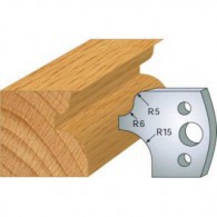 Couteau - LEMAN 800.011 - talon et 1/4 de rond - la paire