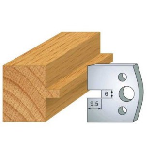 Couteau - LEMAN 800.017 - languette 6 mm - la paire