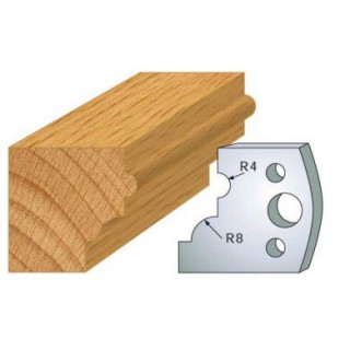 Couteau - LEMAN 800.024 - 1/4 rond+boudin - la paire