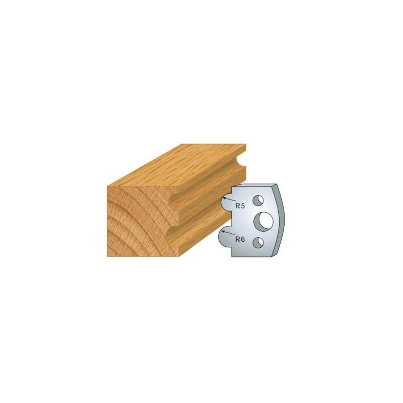 Couteau - LEMAN 800.030 - congés 5 et 6 mm - la paire
