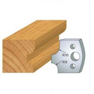 Couteau - LEMAN 800.040 - 1/4 de rond 8 et 10 mm - la paire