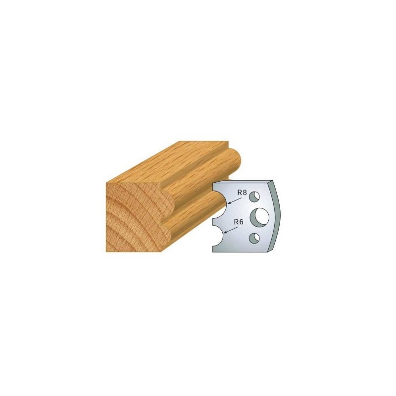 Couteau - LEMAN 800.051 - boudin 6 et 8 mm - la paire