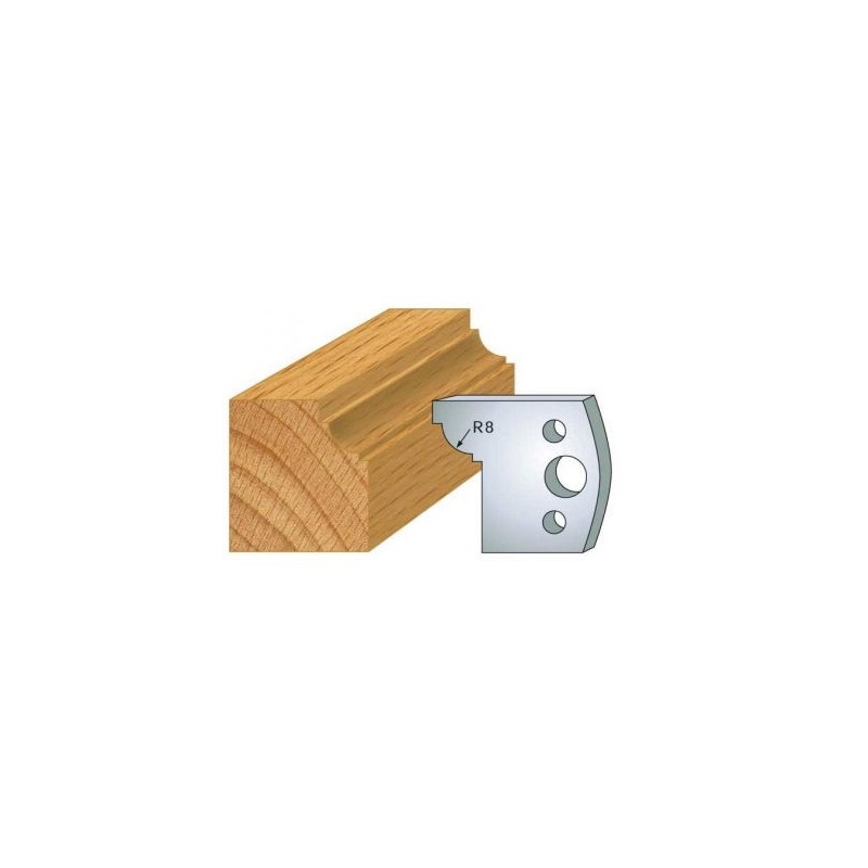 Couteau - LEMAN 800.067 - 1/4 de rond - la paire
