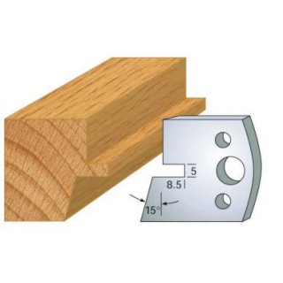 Couteau - LEMAN 800.085 - languette-chanfrein - la paire