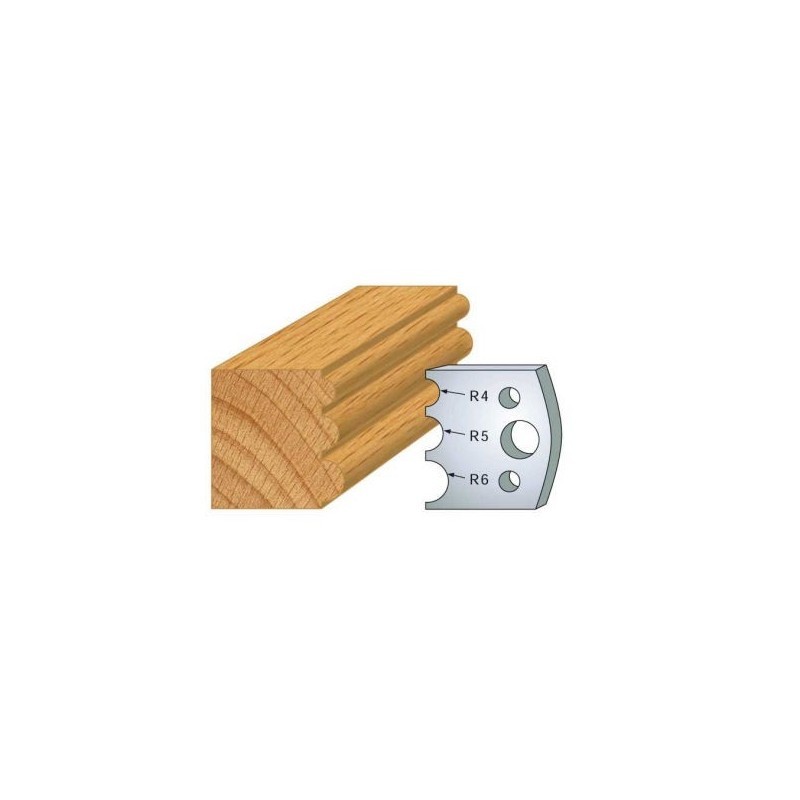 Couteau - LEMAN 800.090 - tourillons - la paire