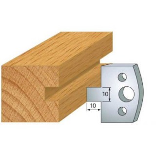 Couteau - LEMAN 800.091 - rainure 10 mm - la paire