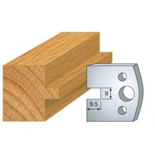 Couteau - LEMAN 800.095 - languette 8 mm - la paire